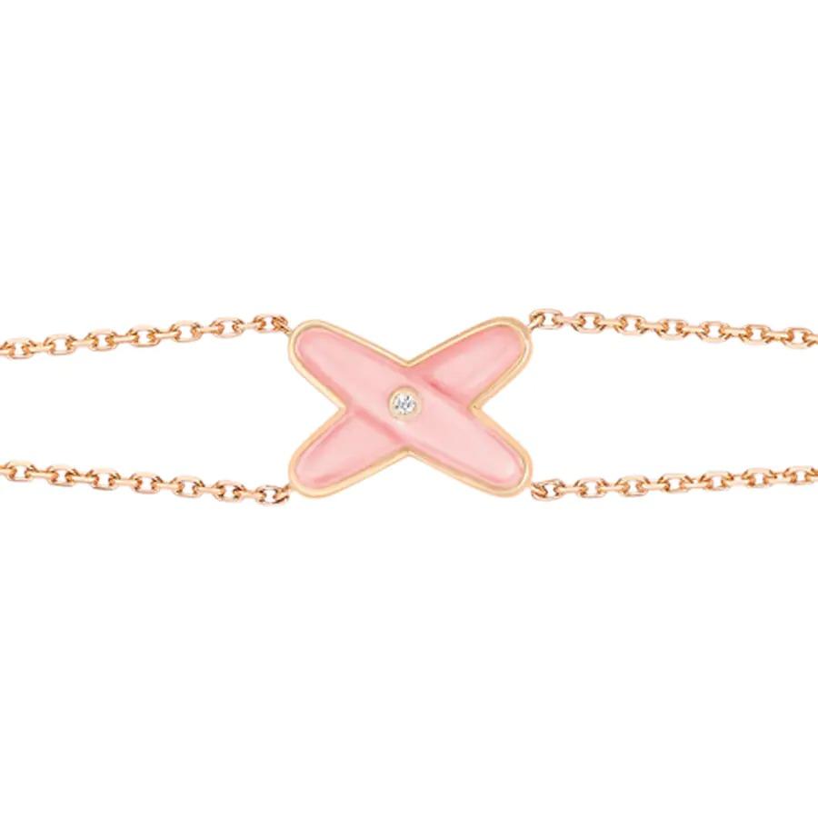 [Rosla Jewelry]JEUX BRACELET PINK MOP PINK GOLD 1 DIAMOND