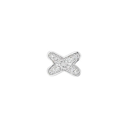 [Rosla Jewelry]JEUX DE SILVER DIAMOND EARRINGS