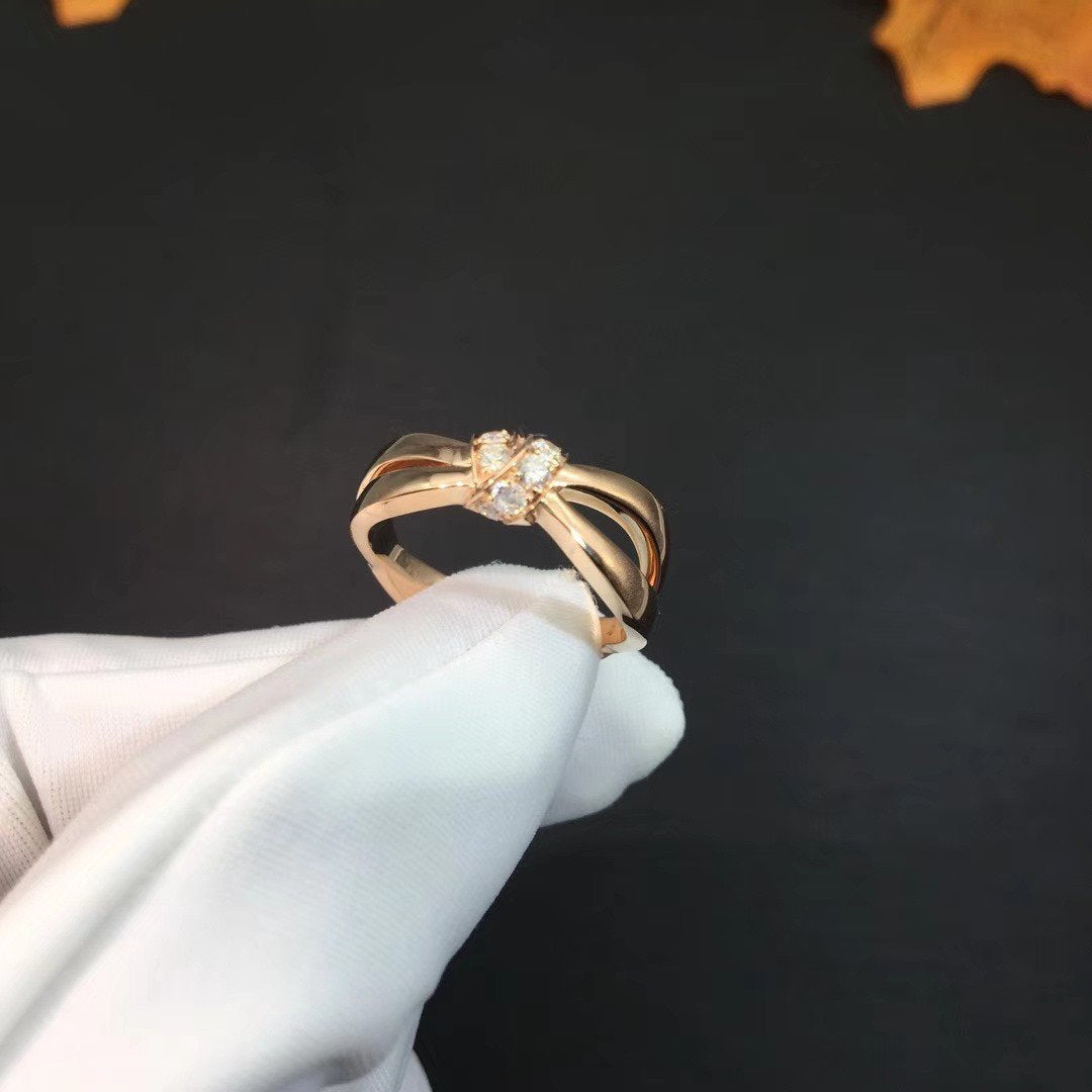 [Rosla Jewelry]LIENS RING PINK GOLD DIAMOND