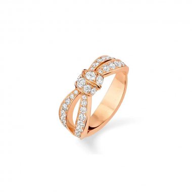 [Rosla Jewelry]LIENS PINK GOLD DIAMOND RING