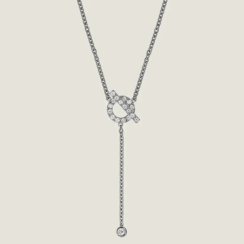 [Rosla Jewelry]FINESSE SILVER DIAMOND NECKLACE