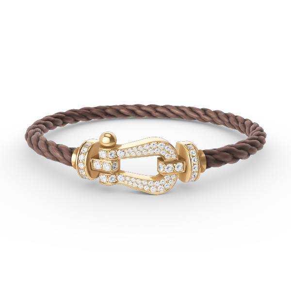 [Rosla Jewelry]FORCE LARGE HORSESHOE FULL DIAMOND BRACELET GOLD