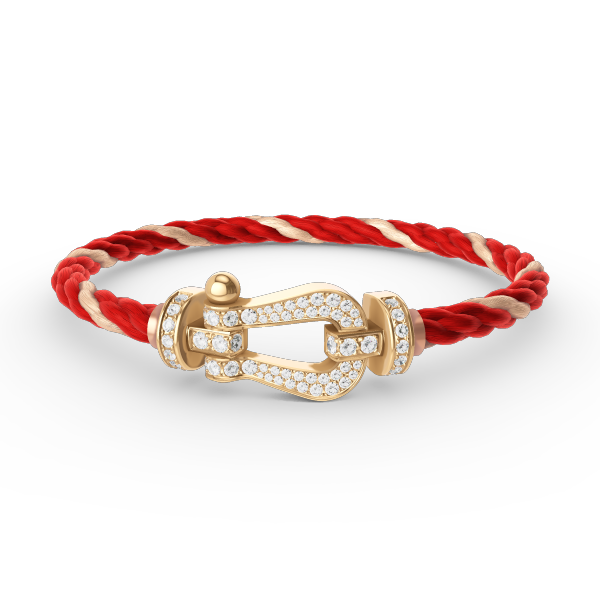 [Rosla Jewelry]FORCE LARGE HORSESHOE FULL DIAMOND BRACELET GOLD