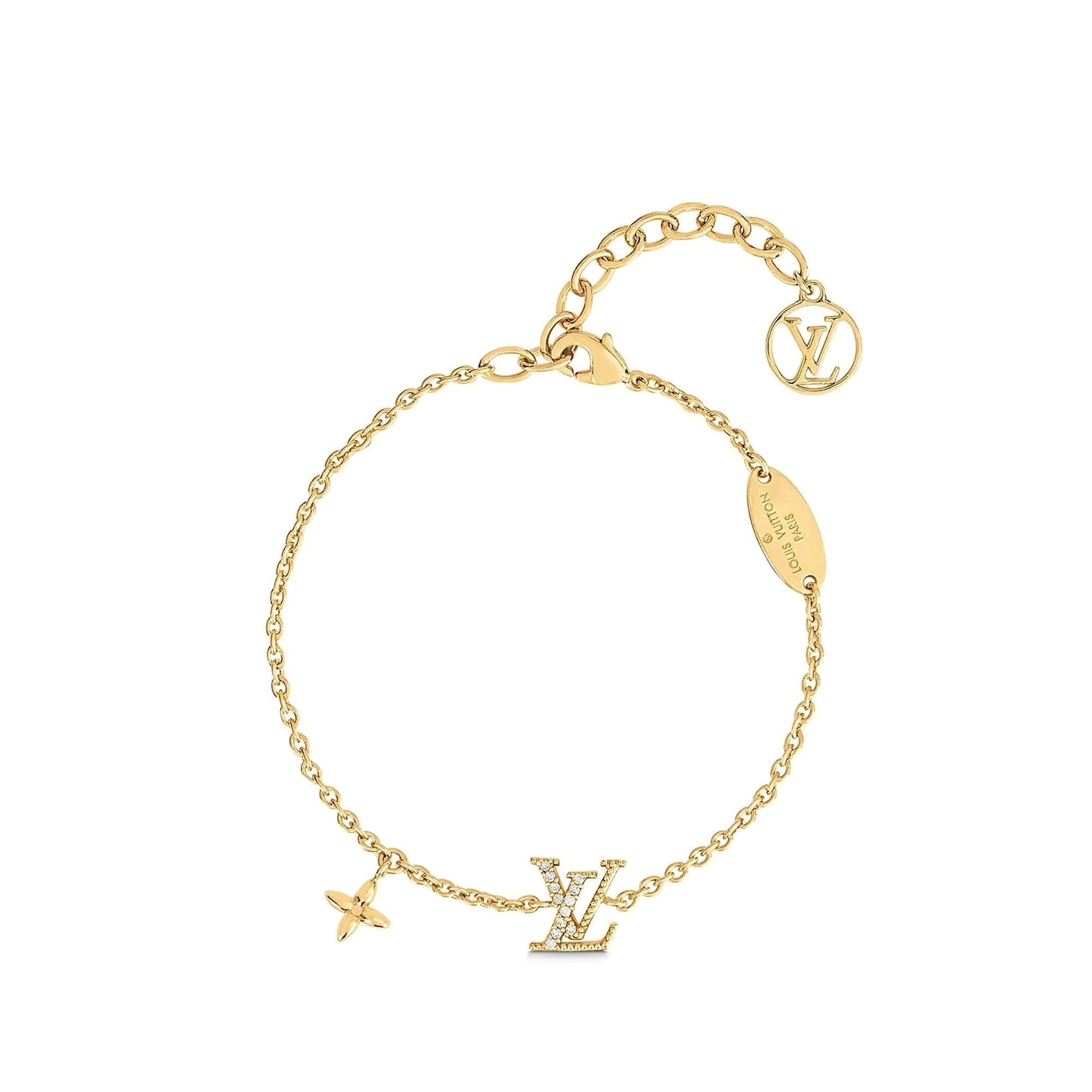 [Rosla Jewelry]LOGO STAR MOTIF GOLD BRACELET