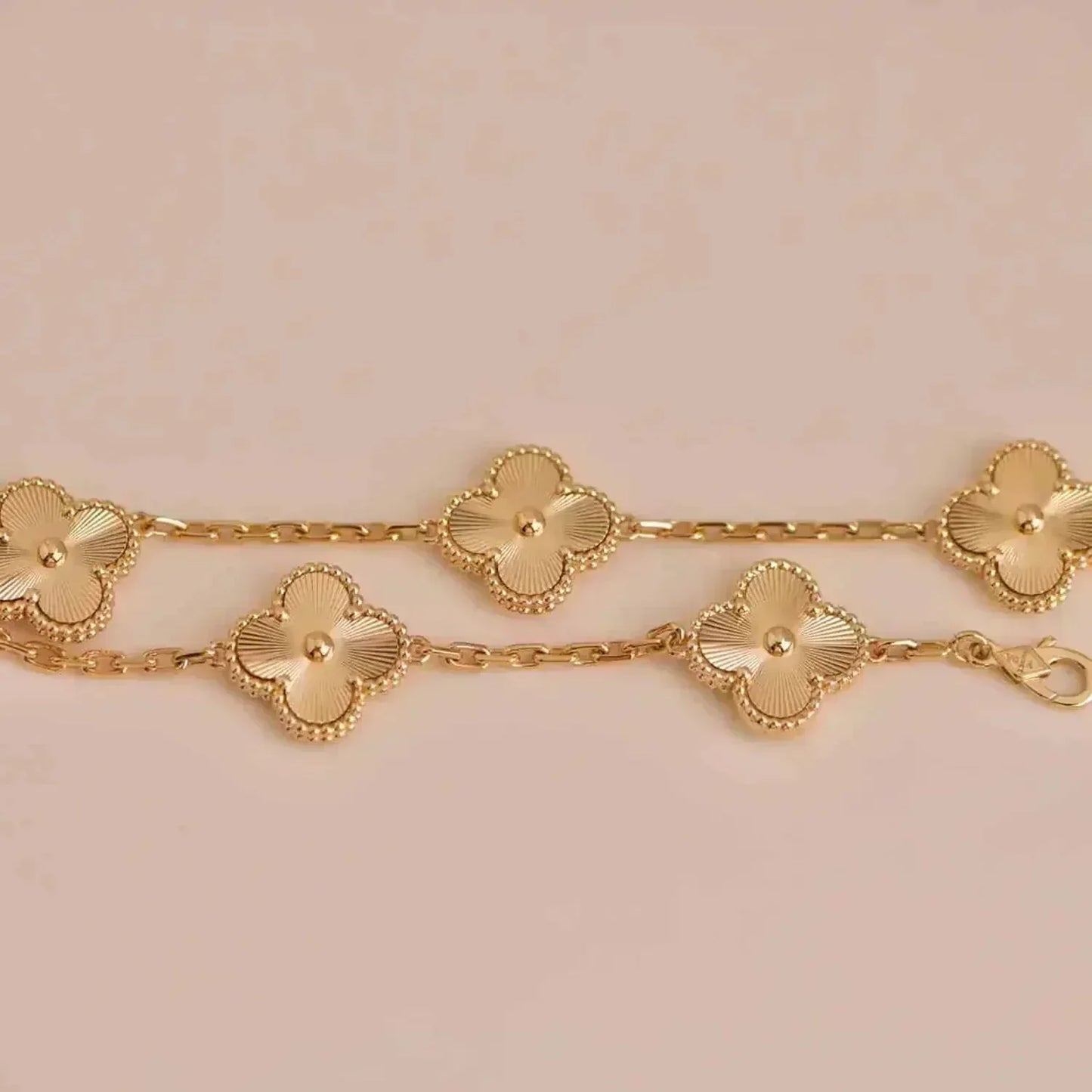 [Rosla Jewelry]CLOVER 5 FLOWERS LASER BRACELET