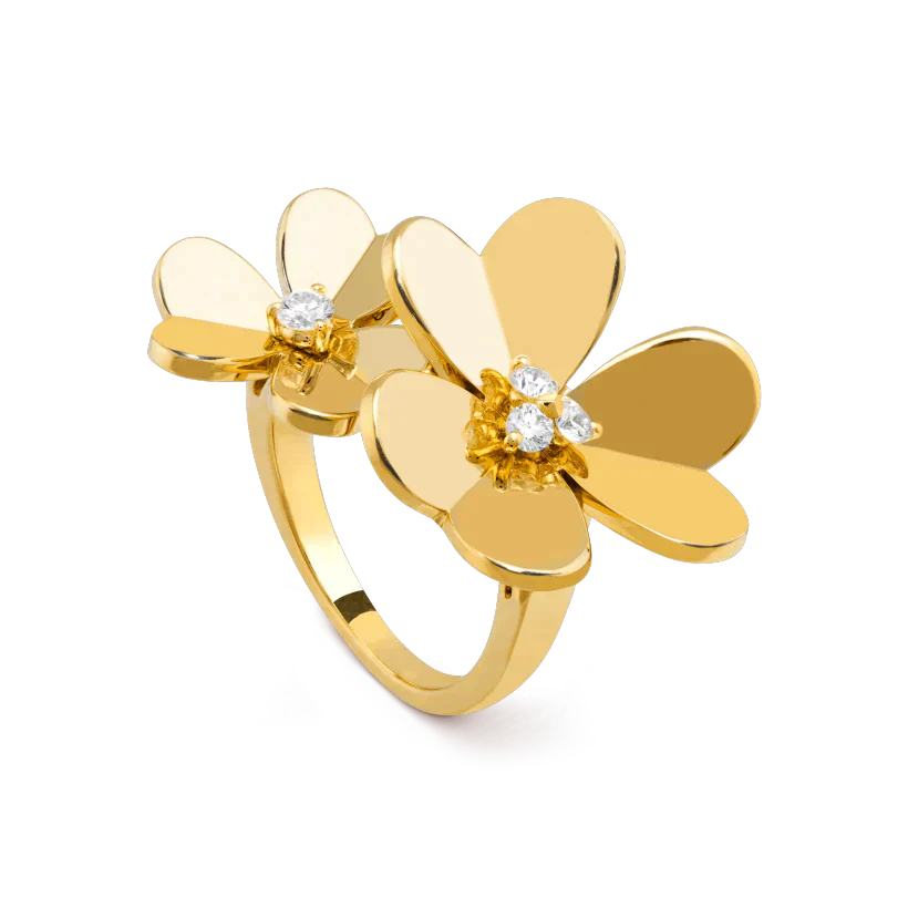 [Rosla Jewelry]CLOVER COMOS GOLD DIAMOND RING