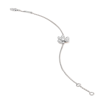 [Rosla Jewelry]FRIVOLE SILVER FLOWER DIAMOND BRACELET