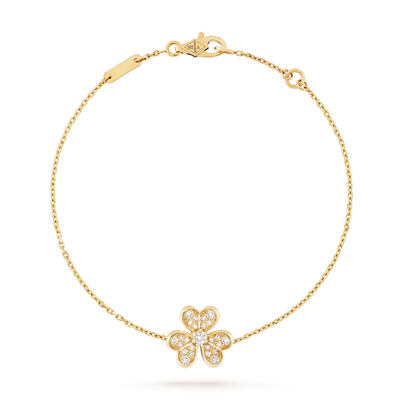 [Rosla Jewelry]FRIVOLE GOLD FLOWER DIAMOND BRACELET