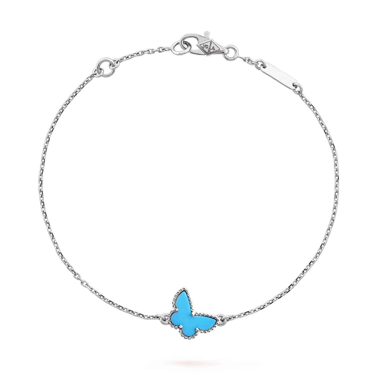 [Rosla Jewelry]BUTTERFLY TURQUOISE BUTTERFLY BRACELET SILVER