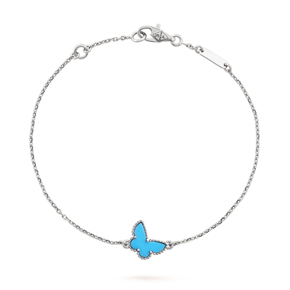 [Rosla Jewelry]BUTTERFLY TURQUOISE BUTTERFLY BRACELET SILVER