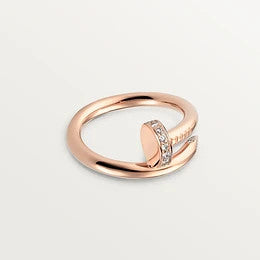 [Rosla Jewelry]JUSTE RING 2.65MM PINK GOLD DIAMOND