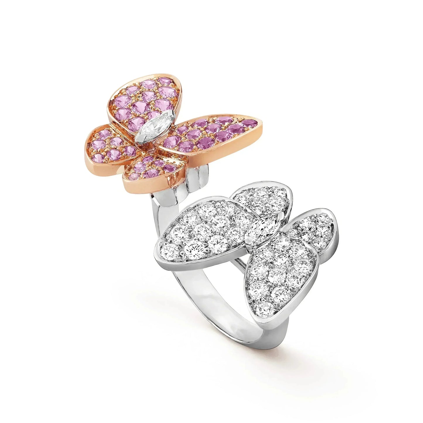 [Rosla Jewelry]TWIN BUTTERFLY DIAMOND RING